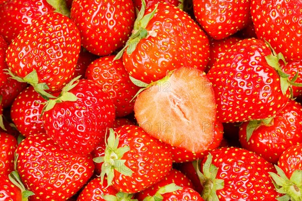 Strawberries Berries Fresh Fruit Strawberry Berry Fruit from above