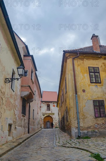 Street in the charming old town of Bratislava