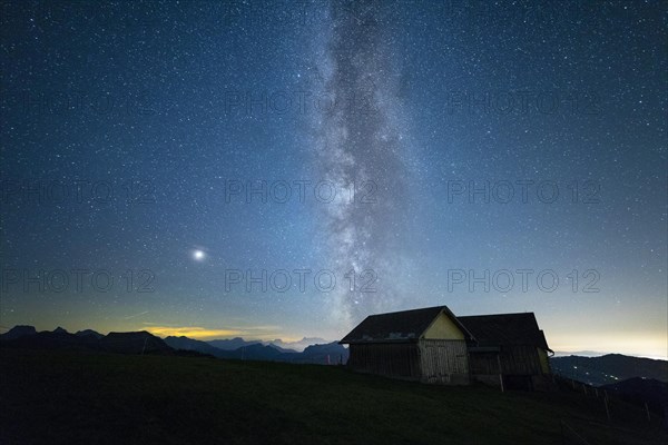 Milky Way on a clear night on the Hochalp