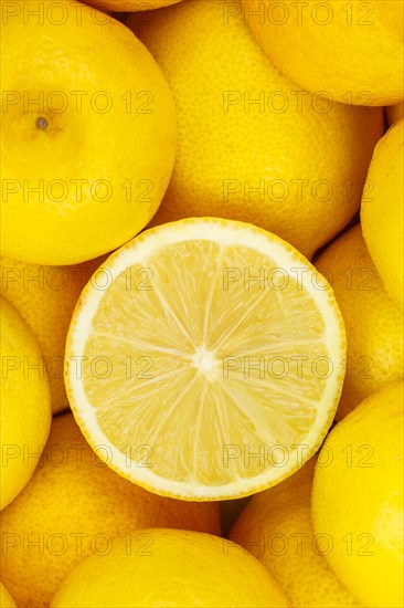 Lemons Fruits Lemon fruit from above