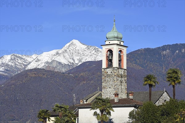 Church tower of the Peter and Paul Church or Chiesa dei SS Pietro e Paolo