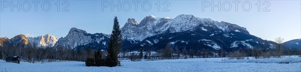 Gesaeuse Mountains in the evening light