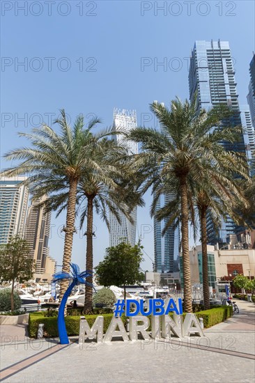 Dubai Marina Skyline Architecture Holiday in Dubai