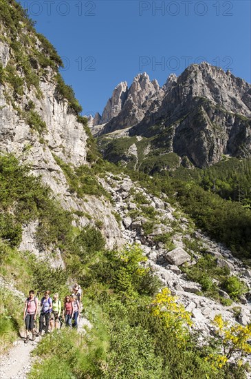 Mountain hiking