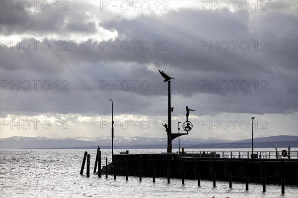 Storm Lolita moves across Lake Constance