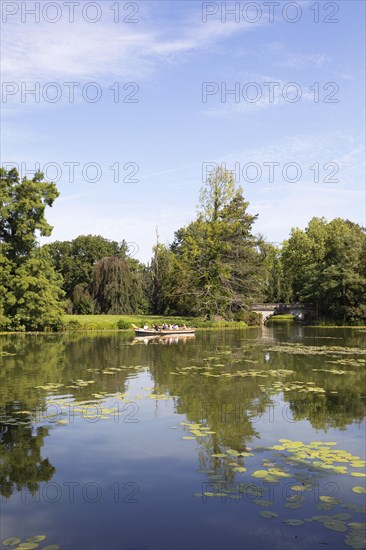 Gondola on Lake Woerlitz