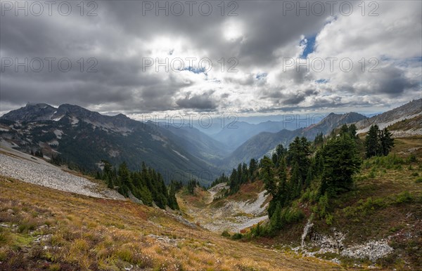 View into the valley of Butter Creek