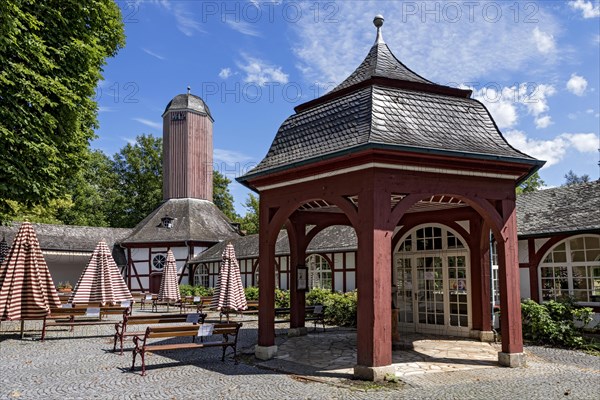 Pavilion over Soedergrundquelle in front of Trinkkurhalle