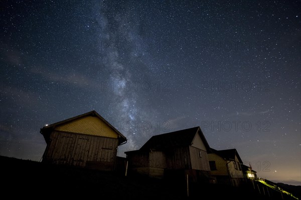 Milky Way on a clear night on the Hochalp