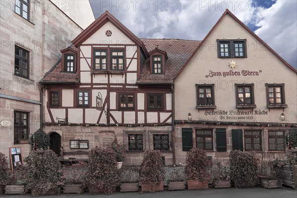 Oldest historical bratwurst kitchen in Nuremberg