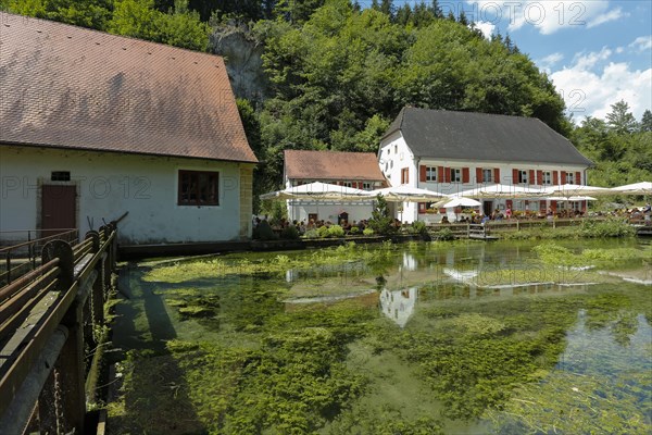 Wimsen mill on the river course of the Ach river