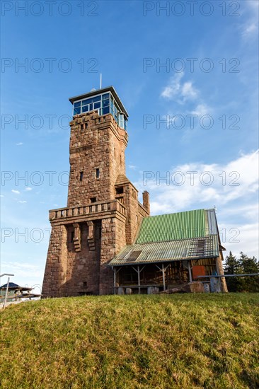 Hornisgrinde tower Tower on the top of the Hornisgrinde mountain in the Black Forest in autumn in Seebach