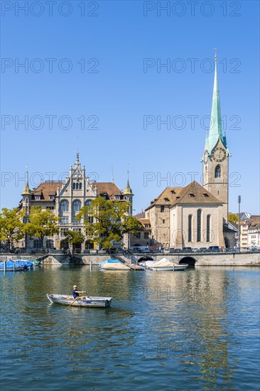 Rowers on the Limmat