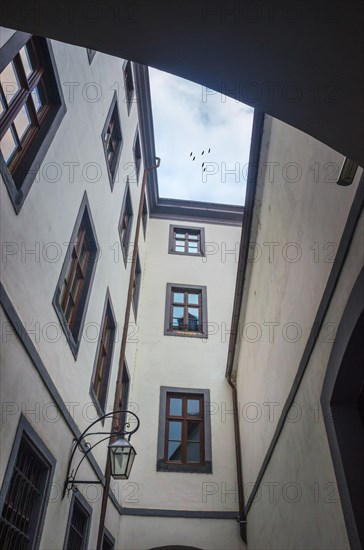 Street in the charming old town of Bratislava