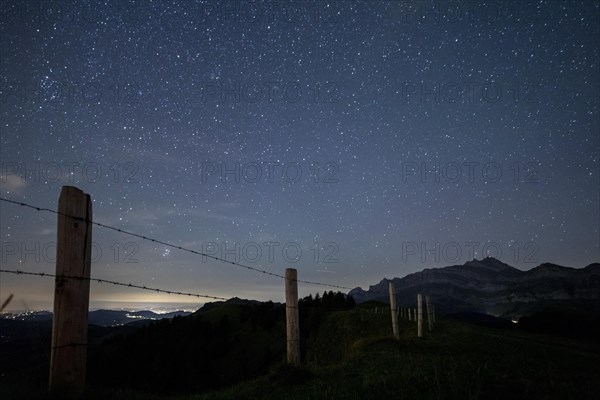 Milky Way on a clear night on the Hochalp