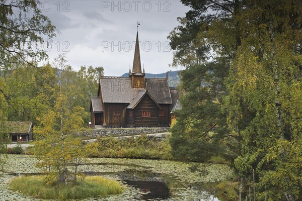 Stave Church at Mahaugen Open Air Museum