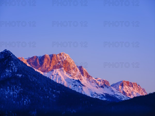 Alpenglow at Untersberg