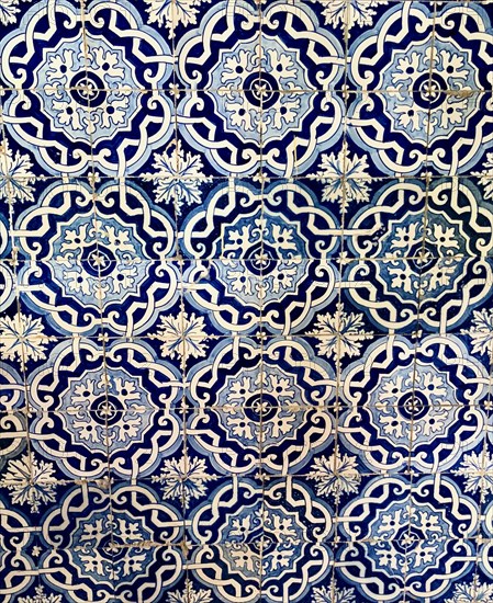 Blue White Azulejo Tiles