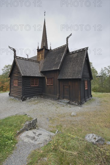 Stave Church at Mahaugen Open Air Museum