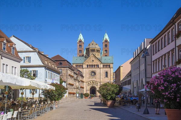 Maximilianstrasse with view of Speyer Cathedral