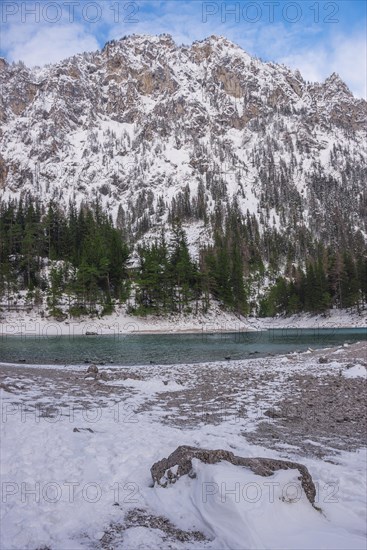 Mountain lake with Mountains