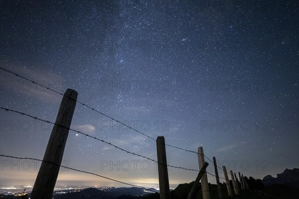 Milky Way on a clear night on the Hochalp