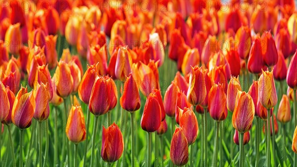 Orange tulips