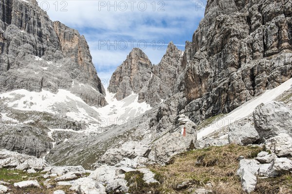 Middle summit Cima Sella