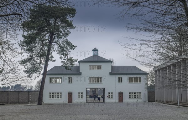 Entrance building to prisoners' camp Tower A