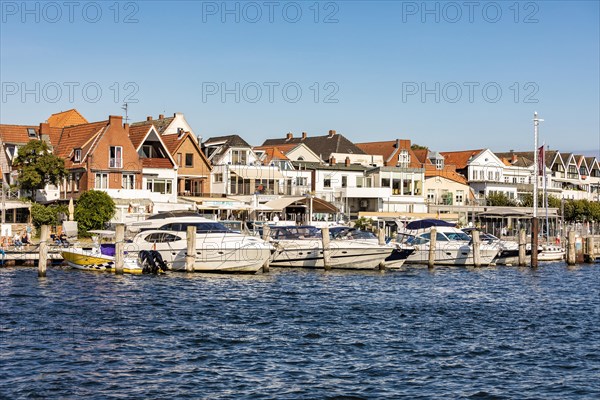 Motorboats on the waterfront