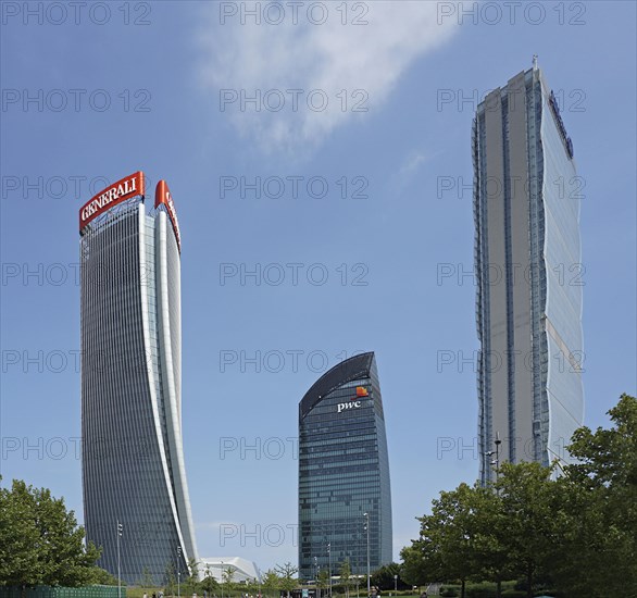 Torre Generali or Lo Storto by architect Zaha Hadid