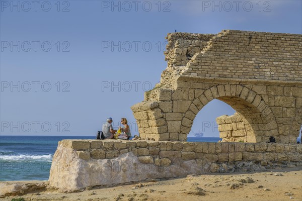 Aquaeduct on the beach