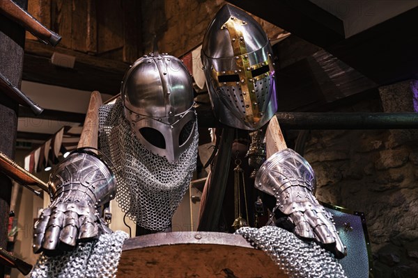 Knight's helmets