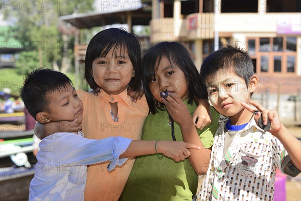 Children at Inle Lake