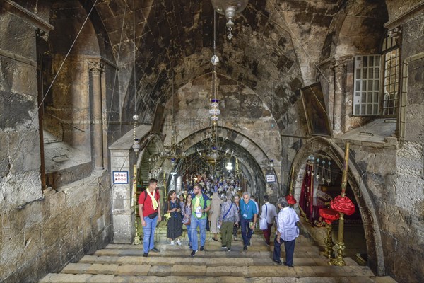 Stairs to the crypt of Mary's tomb