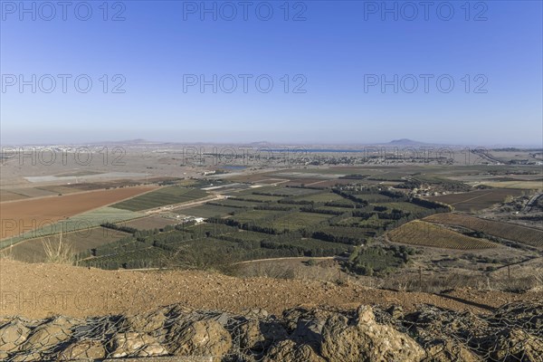 Border region between Merom Golan
