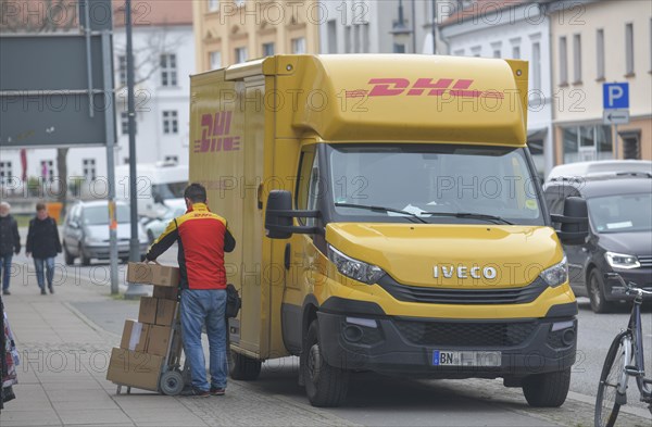 DHL Transporter Parcel Delivery