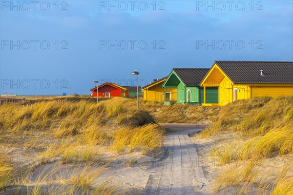 Colourful bungalow holiday homes