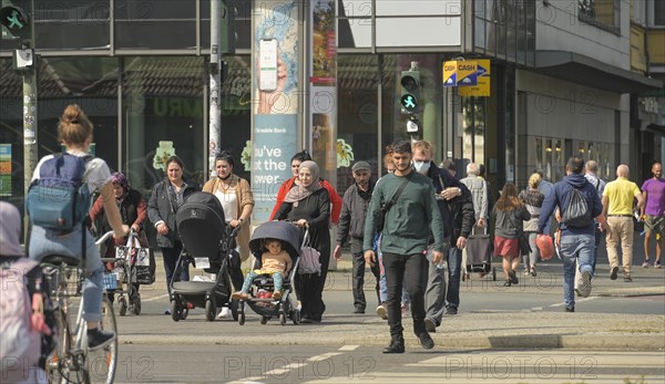 Street scene pedestrian crossing