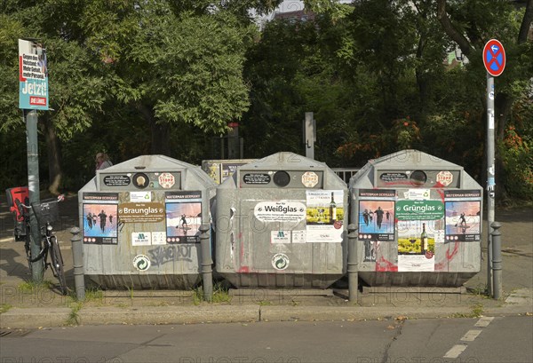 Waste glass bins