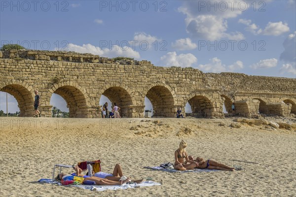 Aquaeduct on the beach