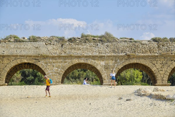 Aquaeduct on the beach