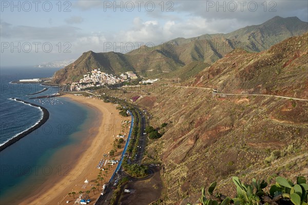 The beach Playa de Las Teresitas