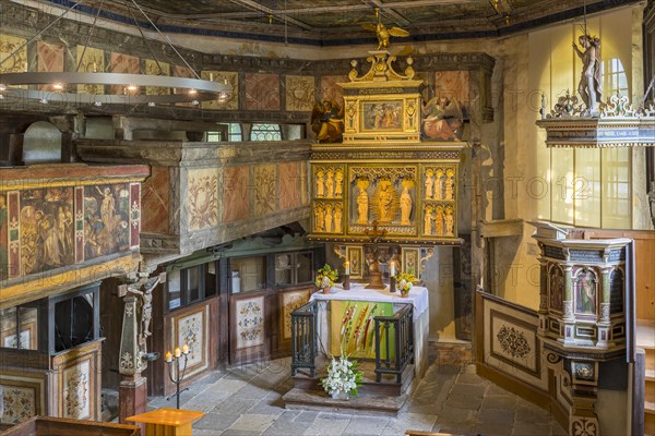 Interior view and altar