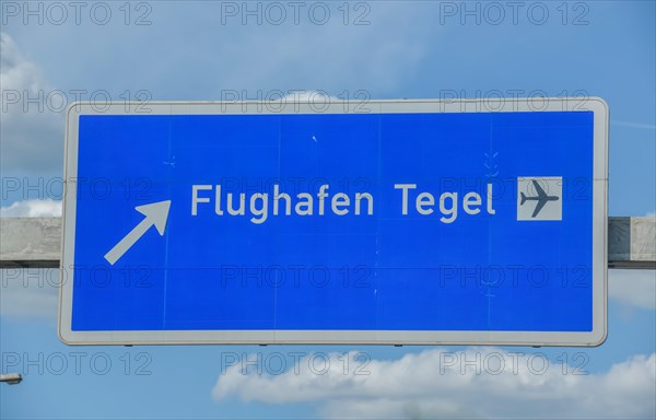 Motorway sign