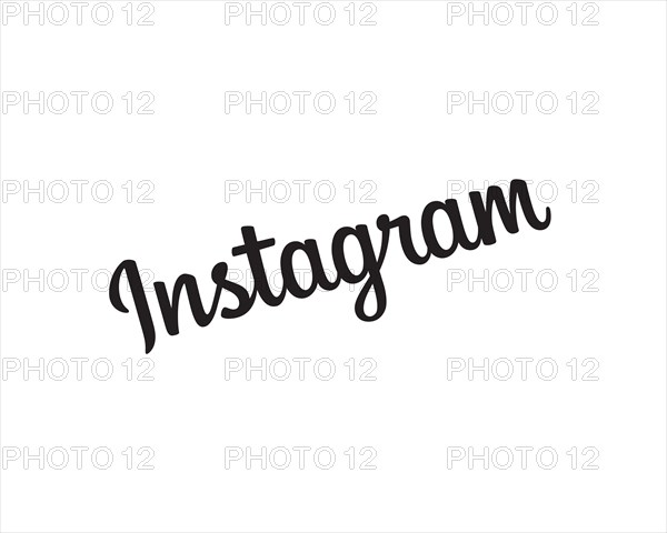 Instagram wordmark black