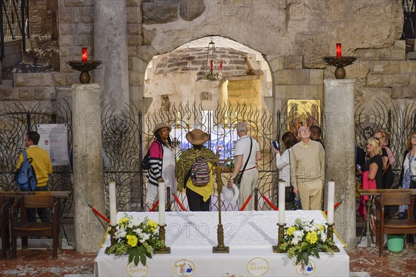 Lower sanctuary with Annunciation Grotto