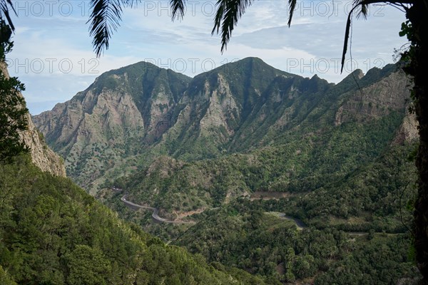 View of the road from Hermigua to San Sebastian