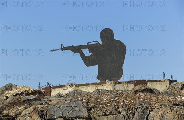 Monument commemorating the Six Day War