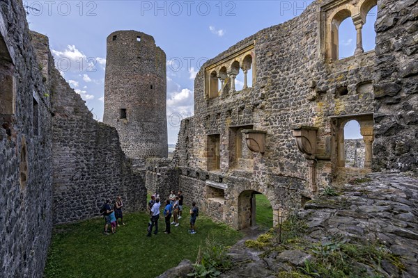 Summer hall inside with arcades